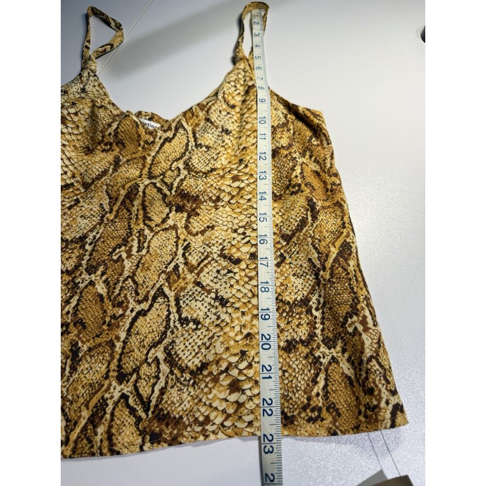 Reformation Rhodes Snake Python Print Animal Camisole Tank‎ Top Sz M - Picture 7 of 7